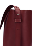 WOMEN'S LANVIN MEDIUM HOOK BAG BURGUNDY