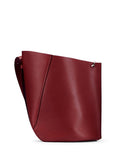 WOMEN'S LANVIN MEDIUM HOOK BAG BURGUNDY