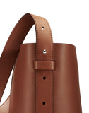 WOMEN'S LANVIN SMALL HOOK BAG CARAMEL