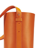 WOMEN'S LANVIN SMALL HOOK BAG BRIGHT ORANGE