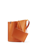 WOMEN'S LANVIN SMALL HOOK BAG BRIGHT ORANGE