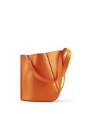WOMEN'S LANVIN SMALL HOOK BAG BRIGHT ORANGE