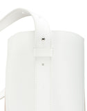 WOMEN'S LANVIN SMALL TWO-TONED HOOK BAG WHITE/LIGHT PINK