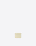 WOMEN'S VALENTINO GARAVANI ROCKSTUD GRAINY CALFSKIN CARDHOLDER LIGHT IVORY