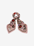WOMEN'S ALEXANDER McQUEEN CURIOSITIES SILK SHAWL ROSE PINK
