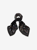 WOMEN'S ALEXANDER McQUEEN CHANDELIER SKULL SHAWL BLACK/WHITE
