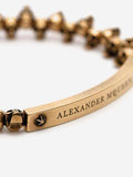 MEN'S ALEXANDER McQUEEN SKULL BRACELET BLACK