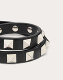 WOMEN'S VALENTINO GARAVANI ROCKSTUD BRACELET BLACK