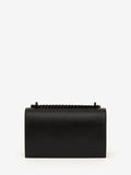 WOMEN'S ALEXANDER McQUEEN JEWELLED SATCHEL BLACK