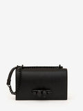 WOMEN'S ALEXANDER McQUEEN JEWELLED SATCHEL BLACK