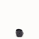 MEN'S FENDI LOAFERS Black leather drivers