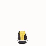 MEN'S FENDI SNEAKER slip-on in black leather