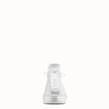 MEN'S FENDI White technical knit fabric high-tops