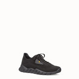 MEN'S FENDI SNEAKER Black fabric runners