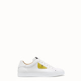 MEN'S FENDI White leather low-tops