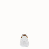 MEN'S FENDI White leather low-tops