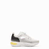 MEN'S FENDI White leather sneakers