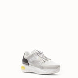 MEN'S FENDI White leather sneakers