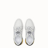 MEN'S FENDI White leather sneakers