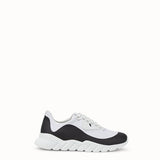 MEN'S FENDI White tech fabric low-tops