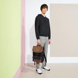 MEN'S FENDI White tech fabric low-tops