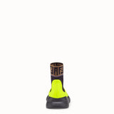 MEN'S FENDI SNEAKER Black tech fabric high-tops