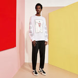 MEN'S FENDI SNEAKER White leather high-tops