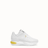 MEN'S FENDI White leather sneakers