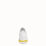 MEN'S FENDI White leather sneakers