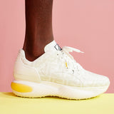 MEN'S FENDI White leather sneakers