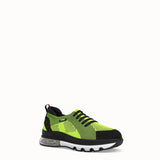 MEN'S FENDI SNEAKER Multicolor mesh low-tops