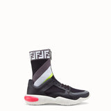 MEN'S FENDI SNEAKER Multicolor tech fabric high-tops