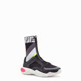 MEN'S FENDI SNEAKER Multicolor tech fabric high-tops