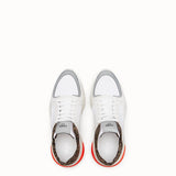 MEN'S FENDI White tech fabric low-tops