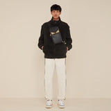 MEN'S FENDI White tech fabric low-tops