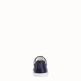 MEN'S FENDI SNEAKER Blue leather low-tops