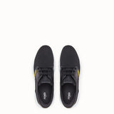 MEN'S FENDI Black tech fabric sneakers