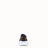 MEN'S FENDI SNEAKER Brown tech fabric low-tops
