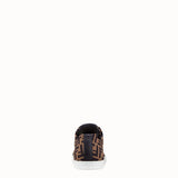 MEN'S FENDI SNEAKER Brown tech fabric low-tops