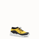 MEN'S FENDI Yellow tech fabric low top