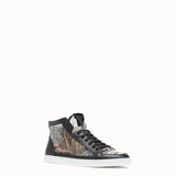 MEN'S FENDI SNEAKER High-tops in multicolor mesh