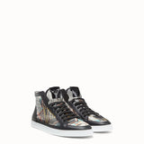 MEN'S FENDI SNEAKER High-tops in multicolor mesh