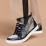MEN'S FENDI SNEAKER High-tops in multicolor mesh
