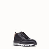 MEN'S FENDI SNEAKER Black leather lace-ups