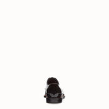 MEN'S FENDI LACE-UPS Black patent leather lace-up