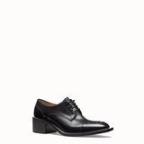 MEN'S FENDI SNEAKER Black leather lace-ups