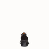 MEN'S FENDI SNEAKER Black leather lace-ups