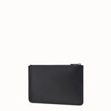 MEN'S FENDI POUCH Black leather pouch