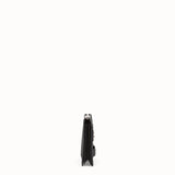 MEN'S FENDI CLUTCH Black leather pouch