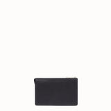 MEN'S FENDI CLUTCH Black leather pouch